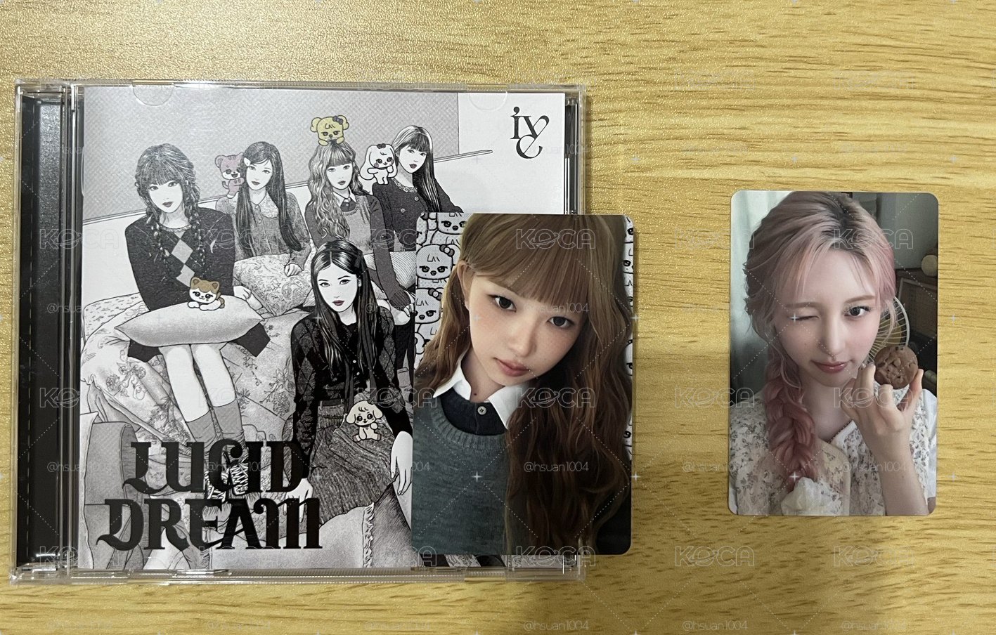 ive Lucid Dream 伊藤潤二限定盤 & 單封秋卡