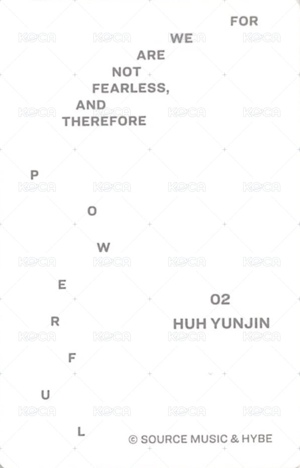 PUREFLOW 隨機卡  背面
