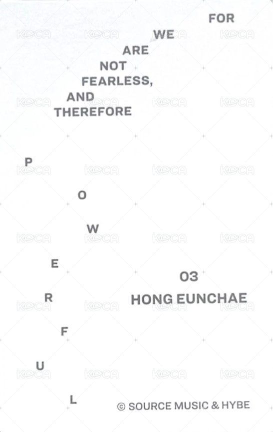 PUREFLOW 隨機卡  背面