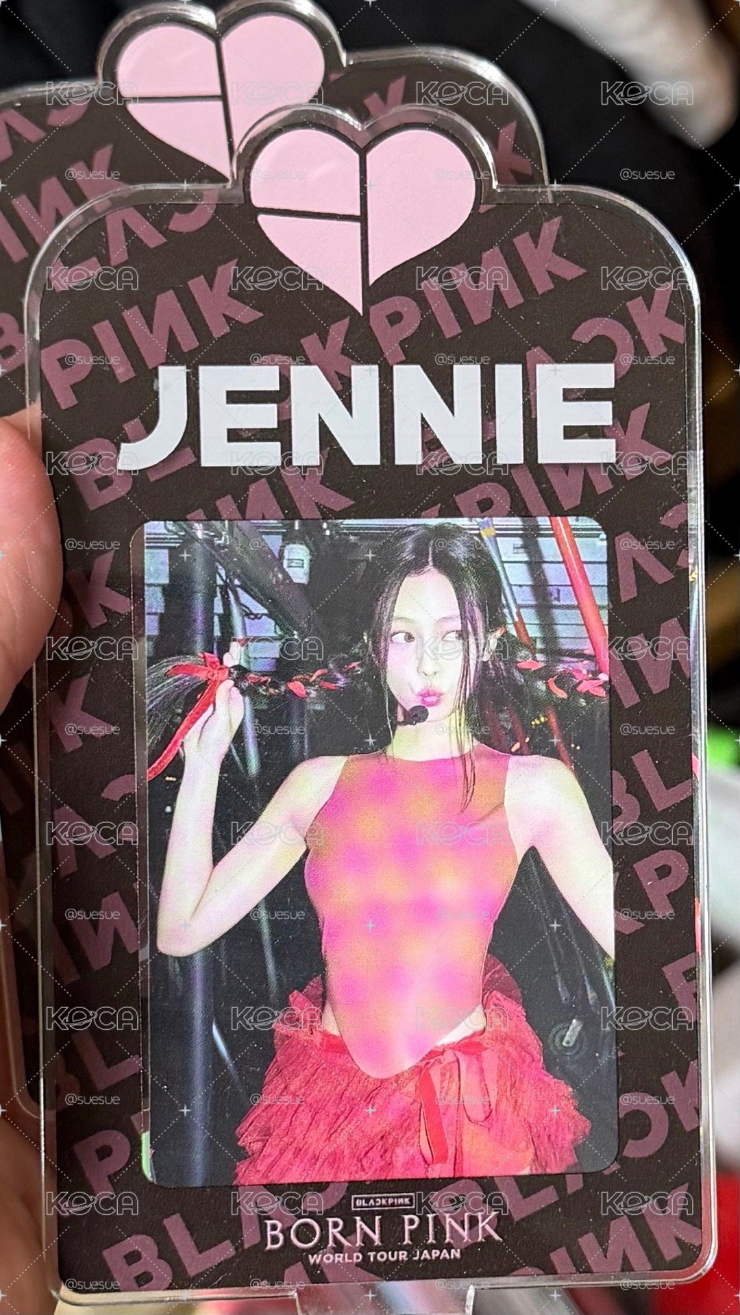 born pink日巡小卡立牌組