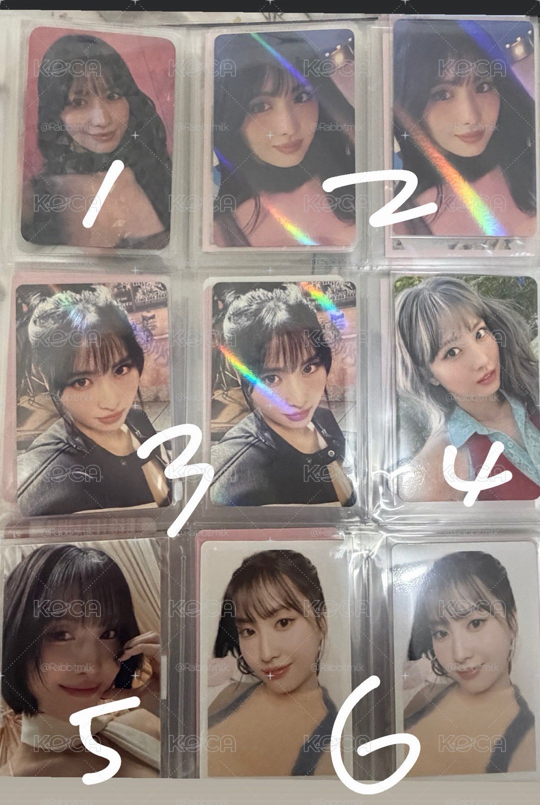 TWICE 平井桃 特典 小卡 