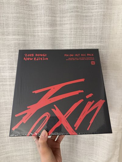 全新未拆/[MINGI FIX ON] : ALT ACC PACK 生日禮盒 25年生日MD