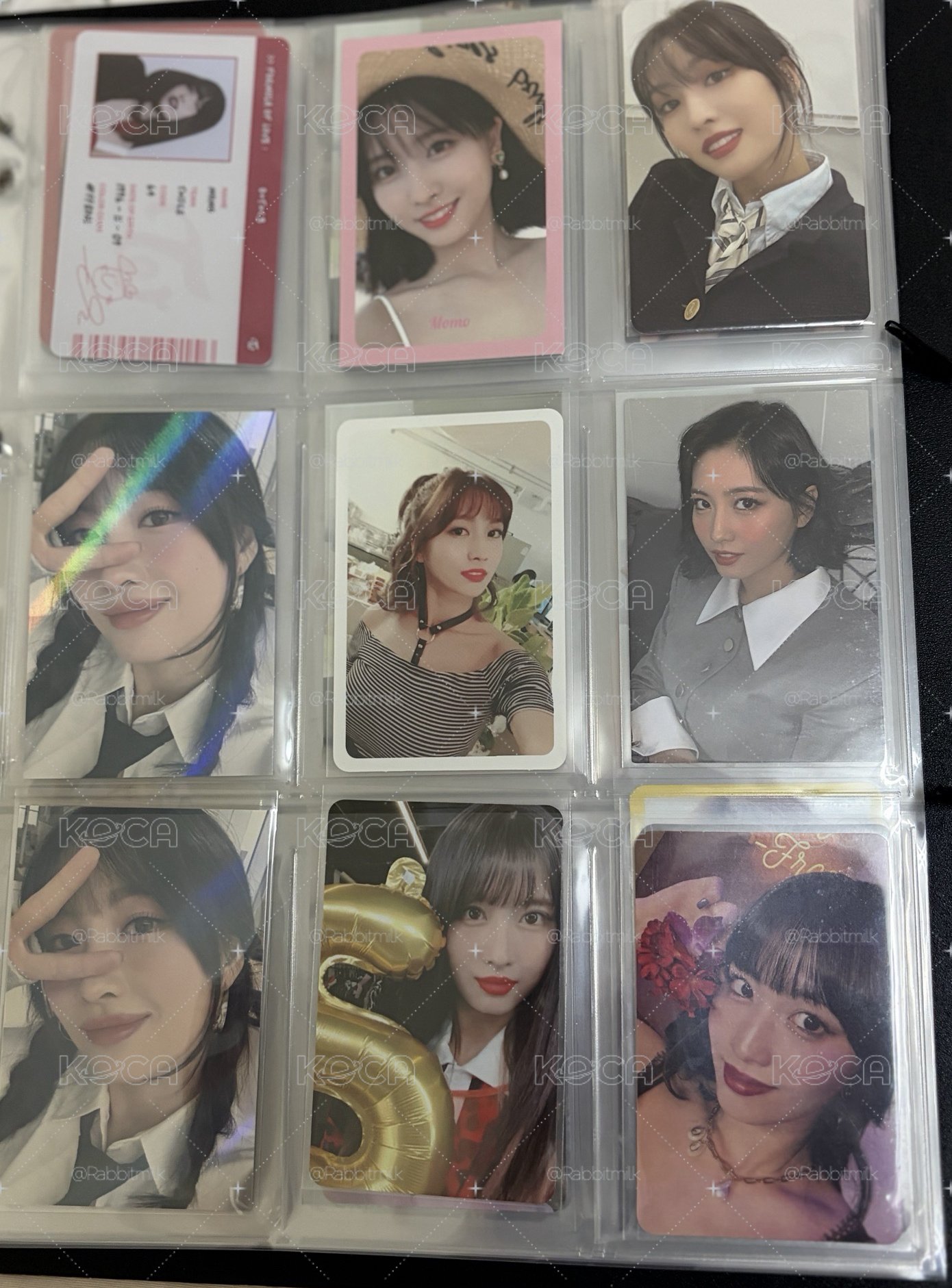 TWICE 平井桃 閃卡 專輯小卡  盤出