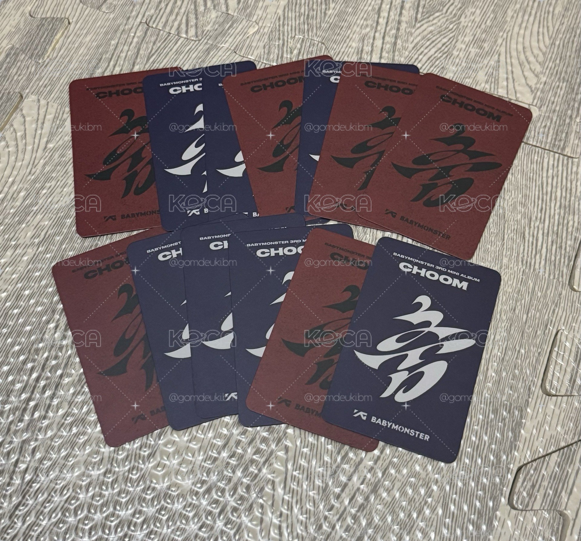 現貨 · BM CHOOM打歌卡、逆應援