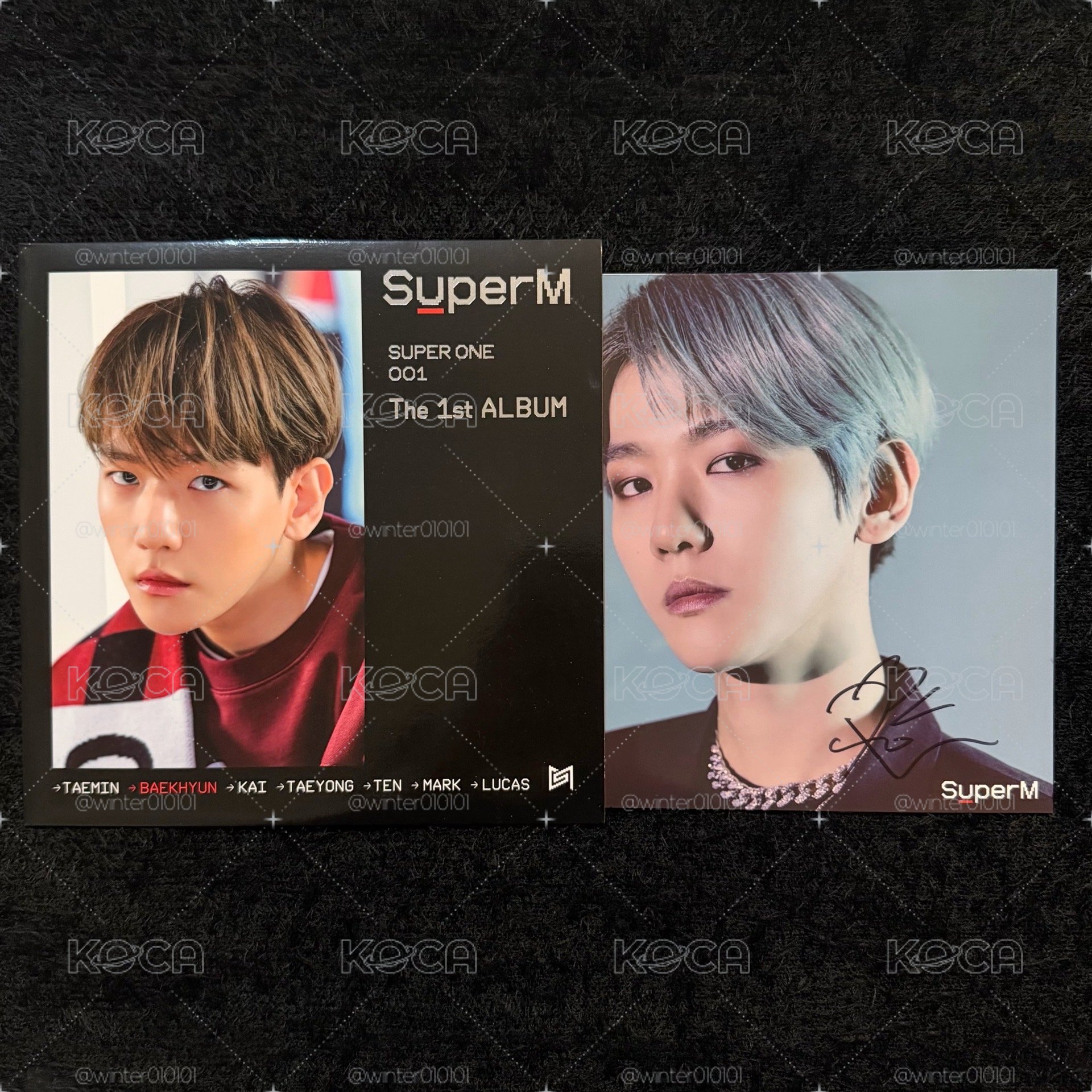 Super ONE 美網簽名明信片