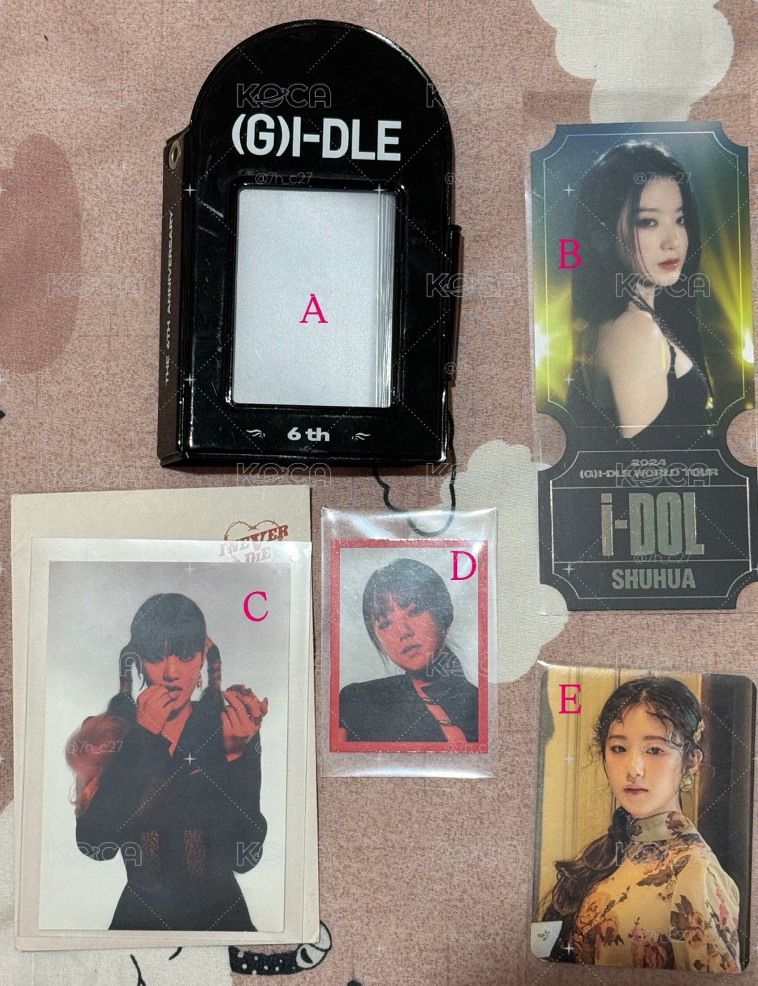 《生病急用錢😷》i-dle 一些小周邊