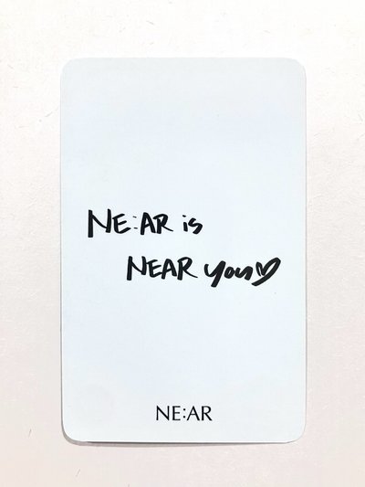 紗 NE:AR 代言卡