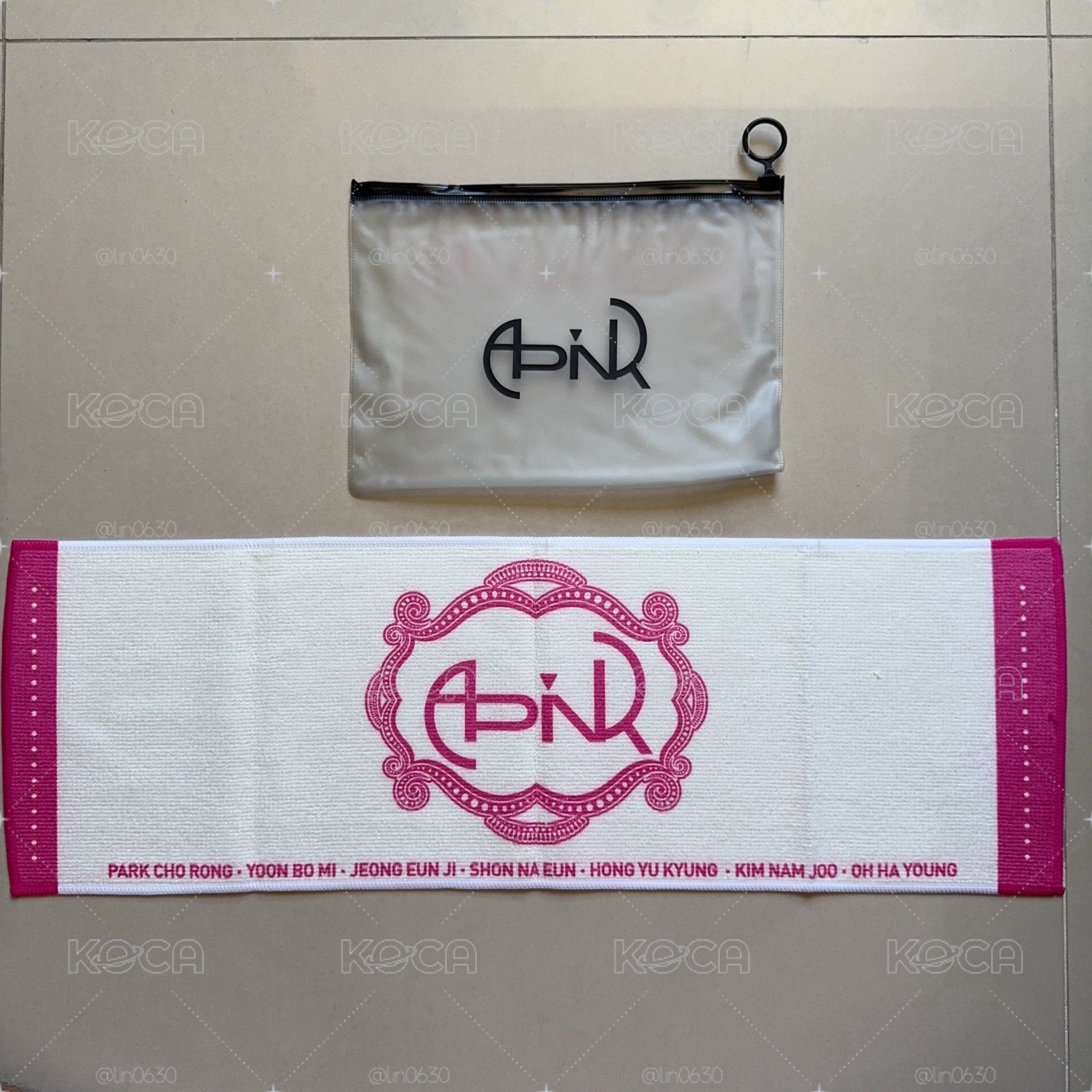 APINK SNOW PINK 應援 手幅 毛巾