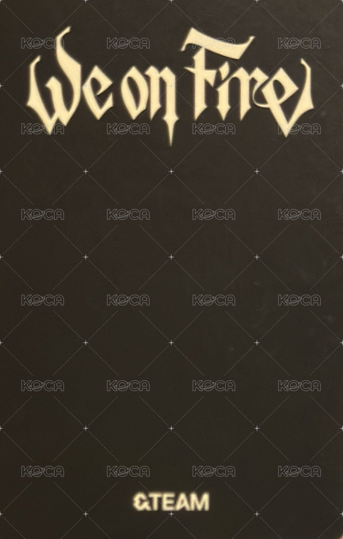 WOF bn 通路 特典卡  背面