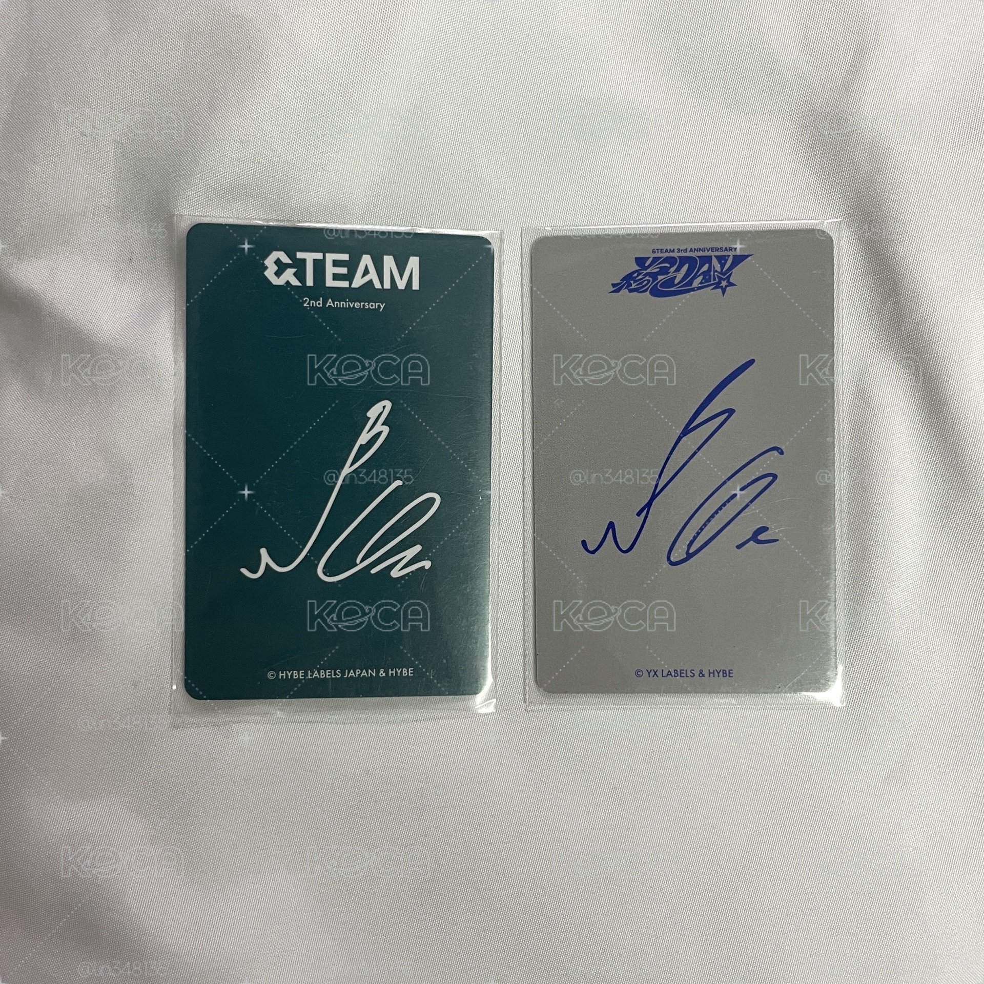 兩張一起 NICHOLAS 緣DAY 二週年&三週年 相框卡