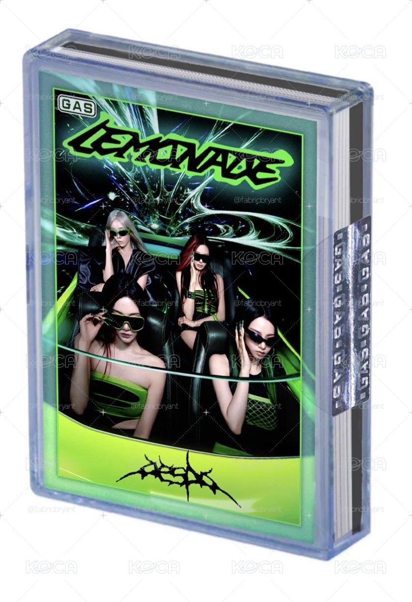 aespa x GAS Complete 5-Trading Card Set 隨機卡 一般版有機會開出1/1 親簽卡