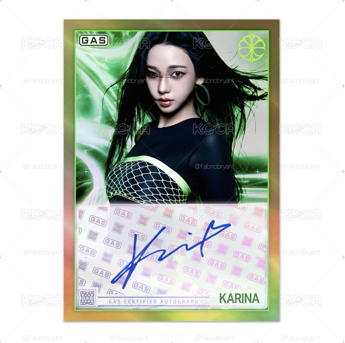 aespa x GAS Complete 5-Trading Card Set 