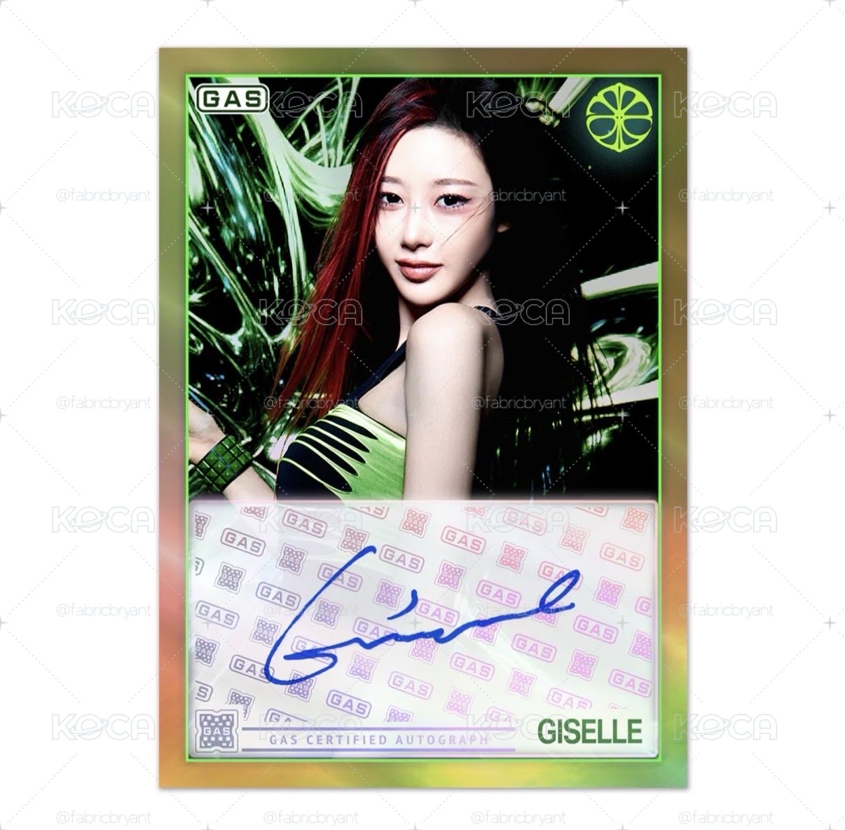 aespa x GAS Complete 5-Trading Card Set 