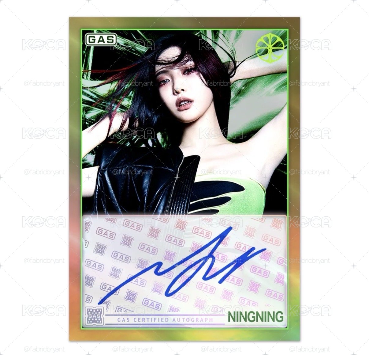 aespa x GAS Complete 5-Trading Card Set 
