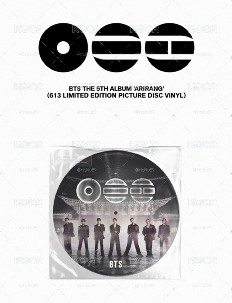 'ARIRANG' (613 Limited Edition Picture Disc Vinyl)