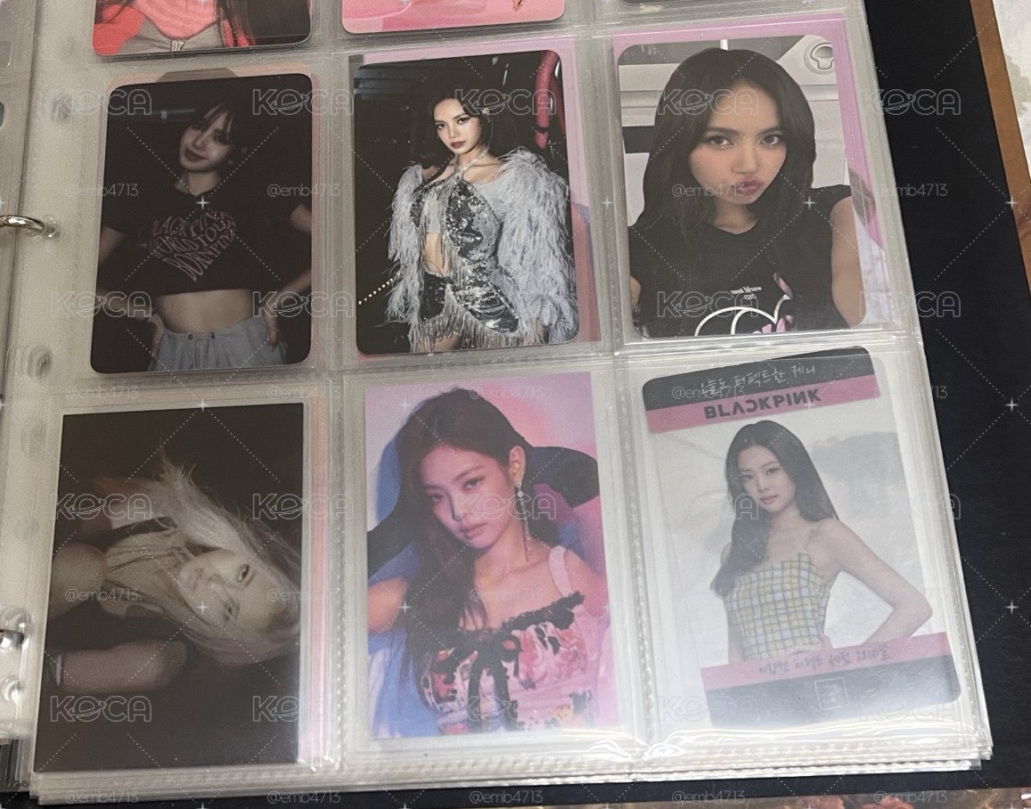 BLACKPINK JENNIE JISOO ROSÈ LISA YGBOX 周邊卡 冬季卡 專輯卡 小盤 不拆出