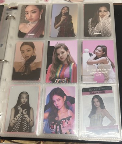 BLACKPINK JENNIE JISOO ROSÈ LISA YGBOX 周邊卡 冬季卡 專輯卡 小盤 不拆出