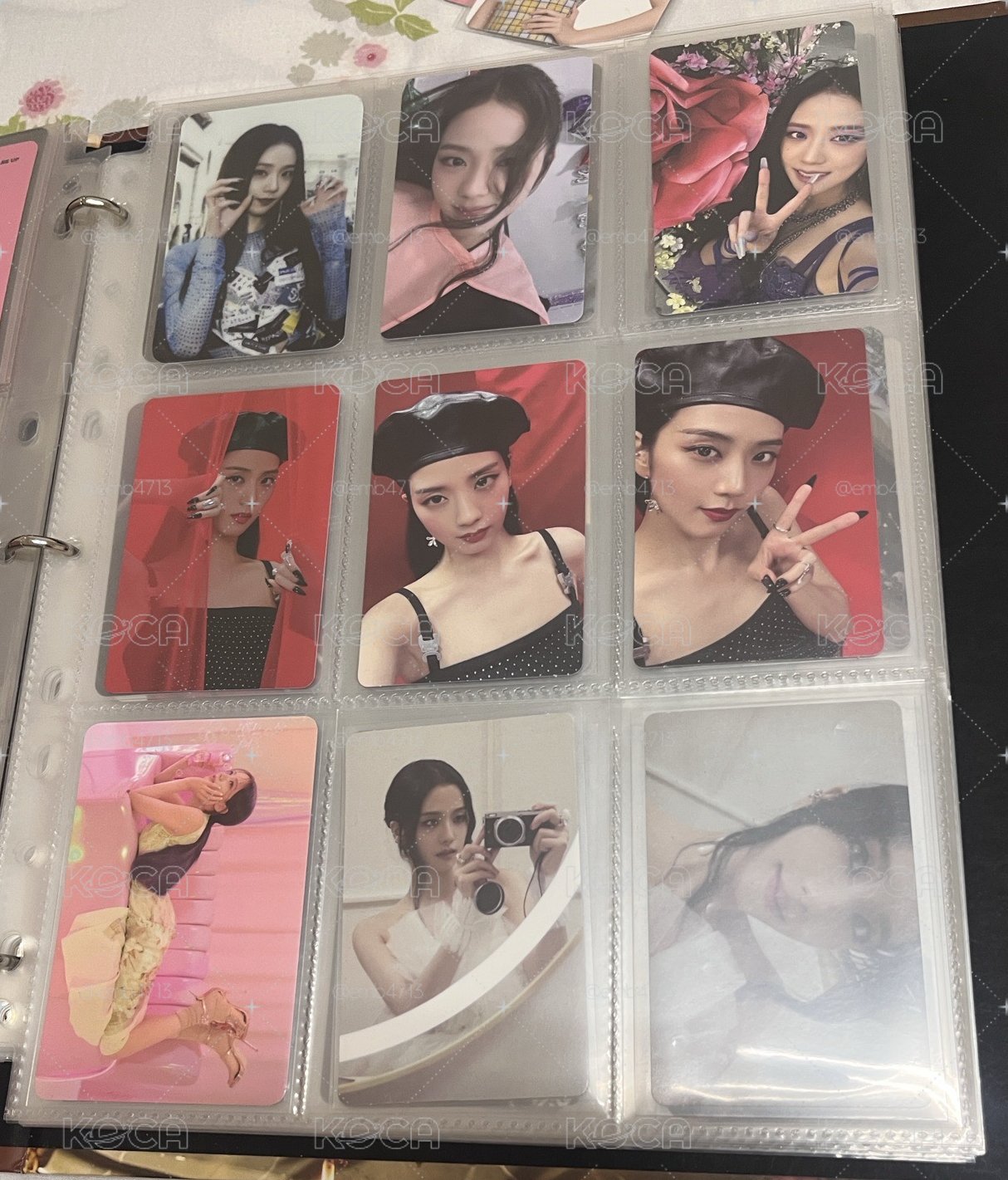 BLACKPINK JENNIE JISOO ROSÈ LISA YGBOX 周邊卡 冬季卡 專輯卡 小盤 不拆出