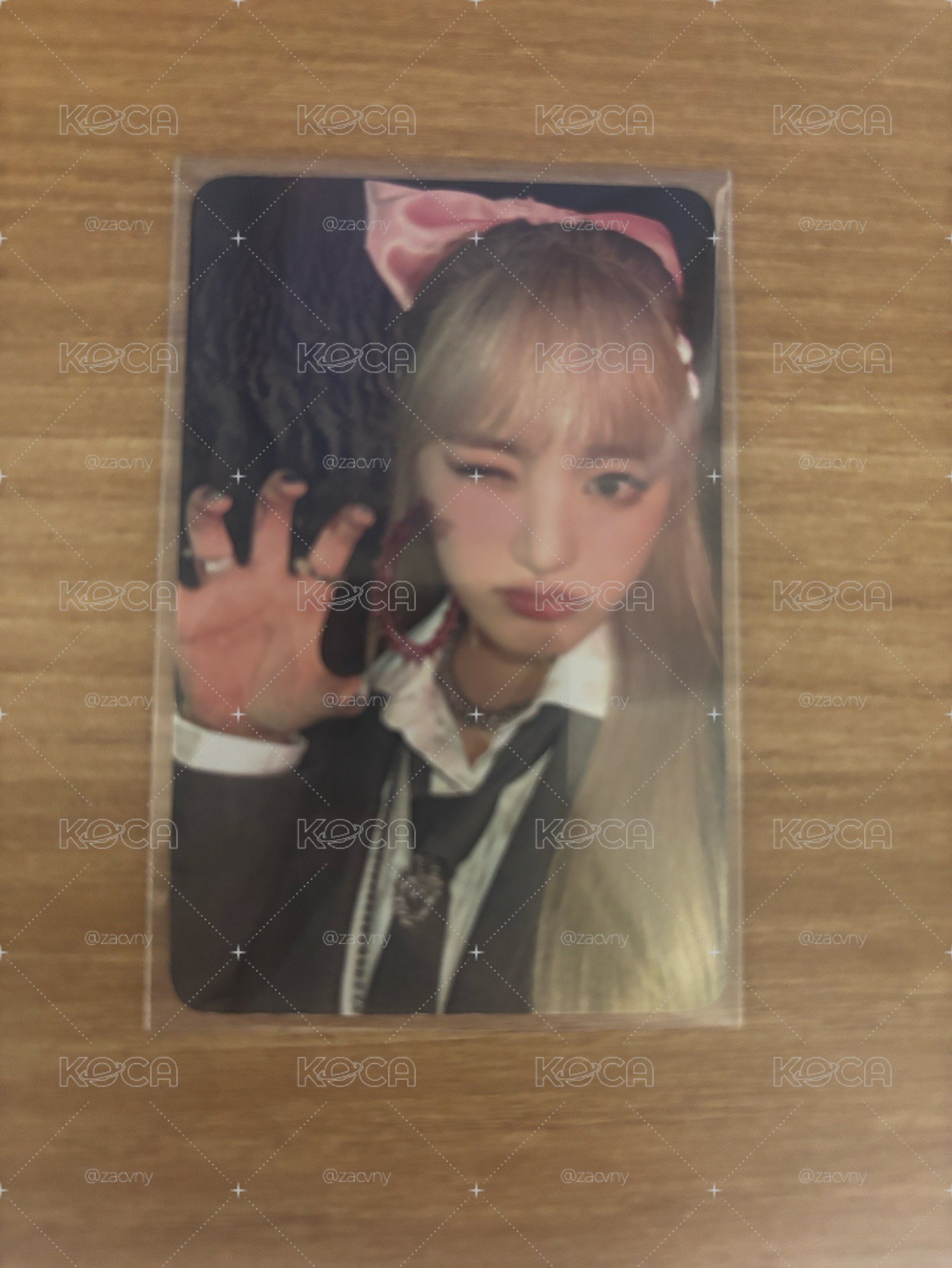 I'VE MINE k4 2.0 簽售卡 貓爪蝴蝶結栗