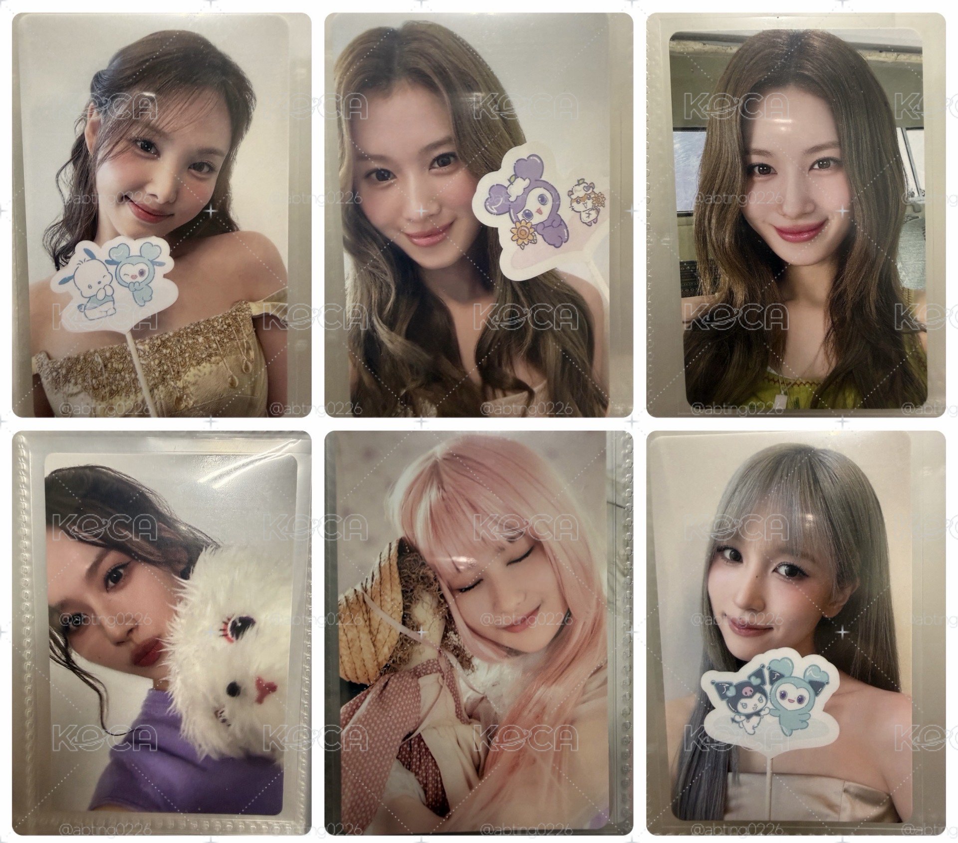 TWICE 各成員小卡（部分不當綁物）