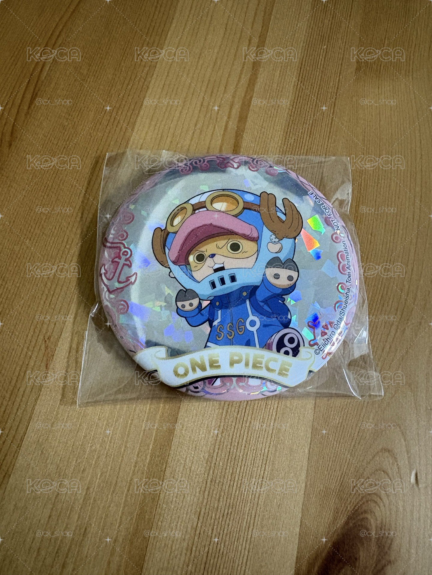 航海王/海賊王（ONE PIECE） 喬巴（Chopper）造型型閃亮徽章