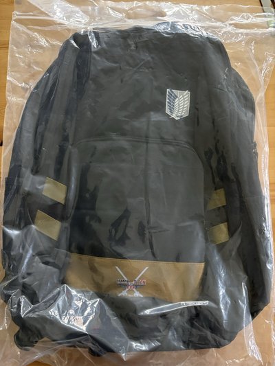 進擊的巨人-路跑限定 備戰背包/雙肩包（防潑水牛津布/自由之翼徽章）全新現貨