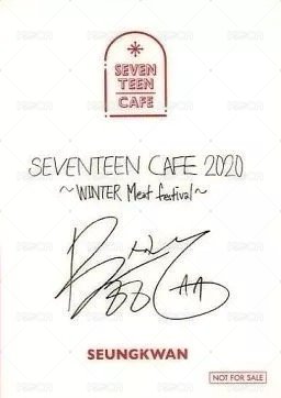20‘冬季CAFE 入場卡 / 場限卡  背面