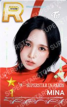SUPERSTAR IN PARIS 遊戲卡 