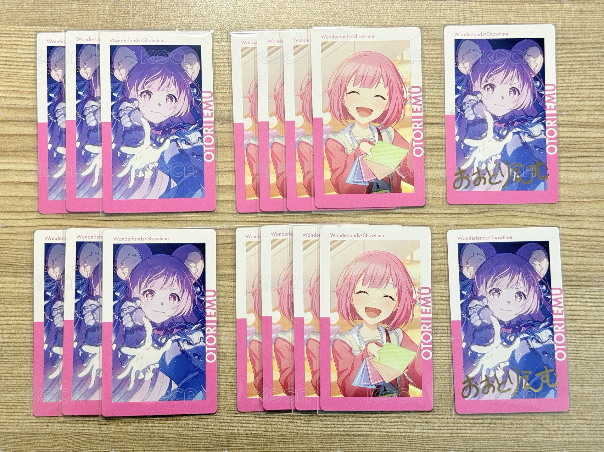 白情set(3組普卡+1張花前+1張簽）