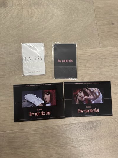 Blackpink Lisa 小卡 明信片