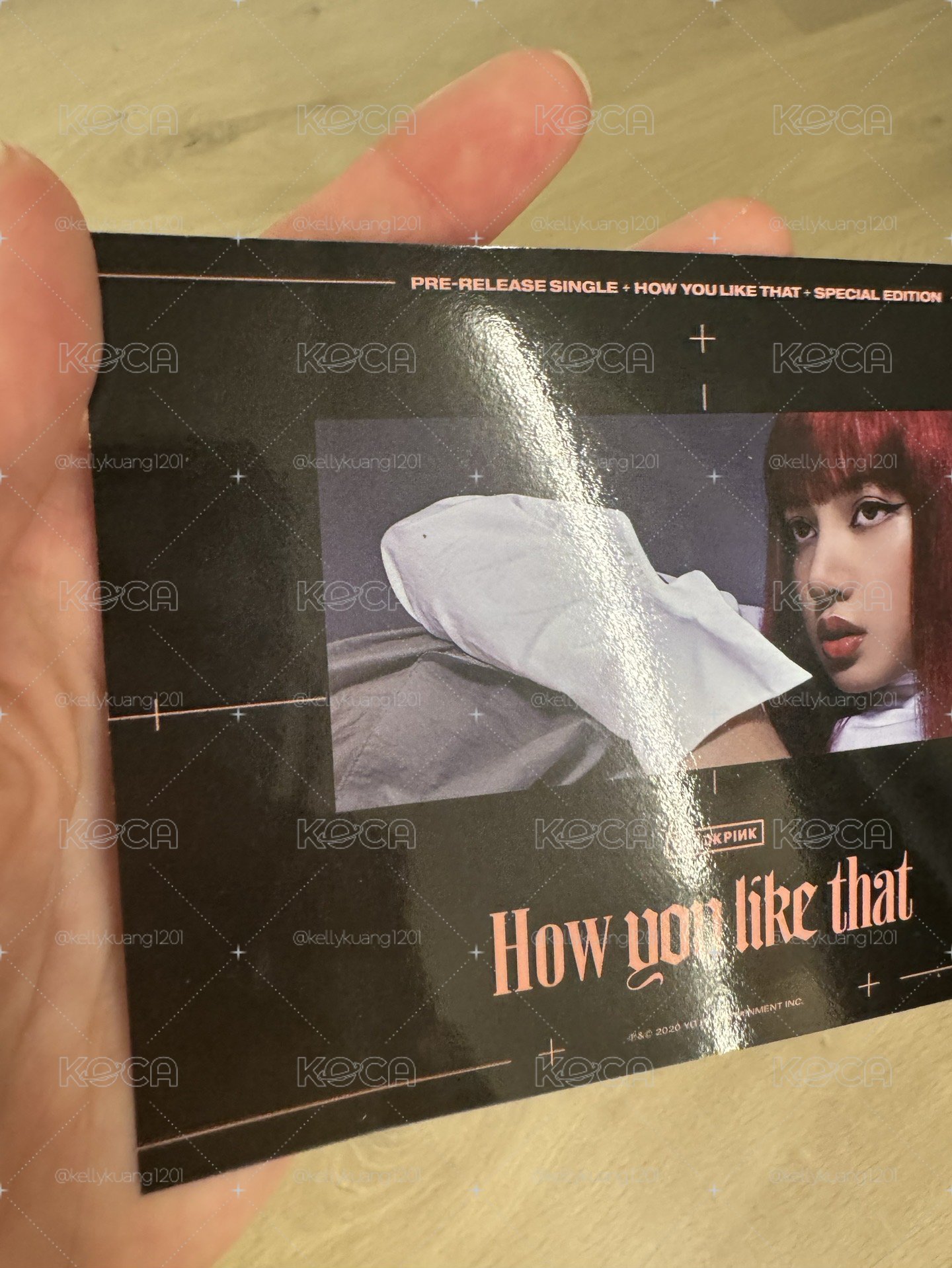 Blackpink Lisa 小卡 明信片