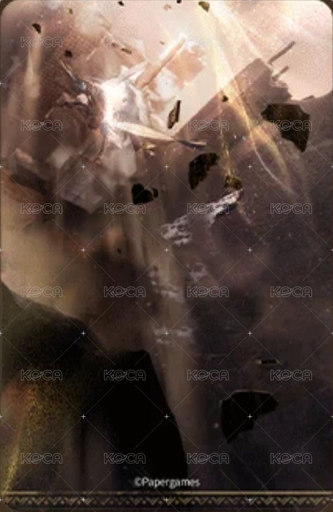 黎神 周邊卡  背面