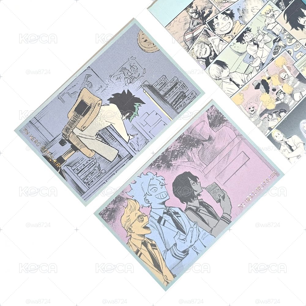 我的英雄學院 原畫展 回憶小卡 雄英三傻+小綠谷 有原包
