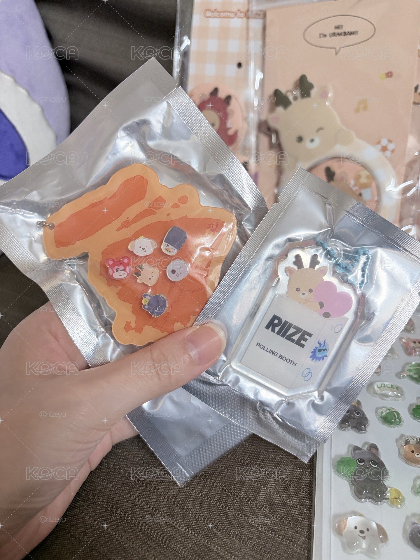 上海 快閃 烏拉鹿徽章+泳圈吊飾+冰箱貼+壓克力吊飾+大頭吊飾組（送泰國立體貼紙）