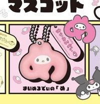 平假名扭蛋-美樂蒂 吊飾 め