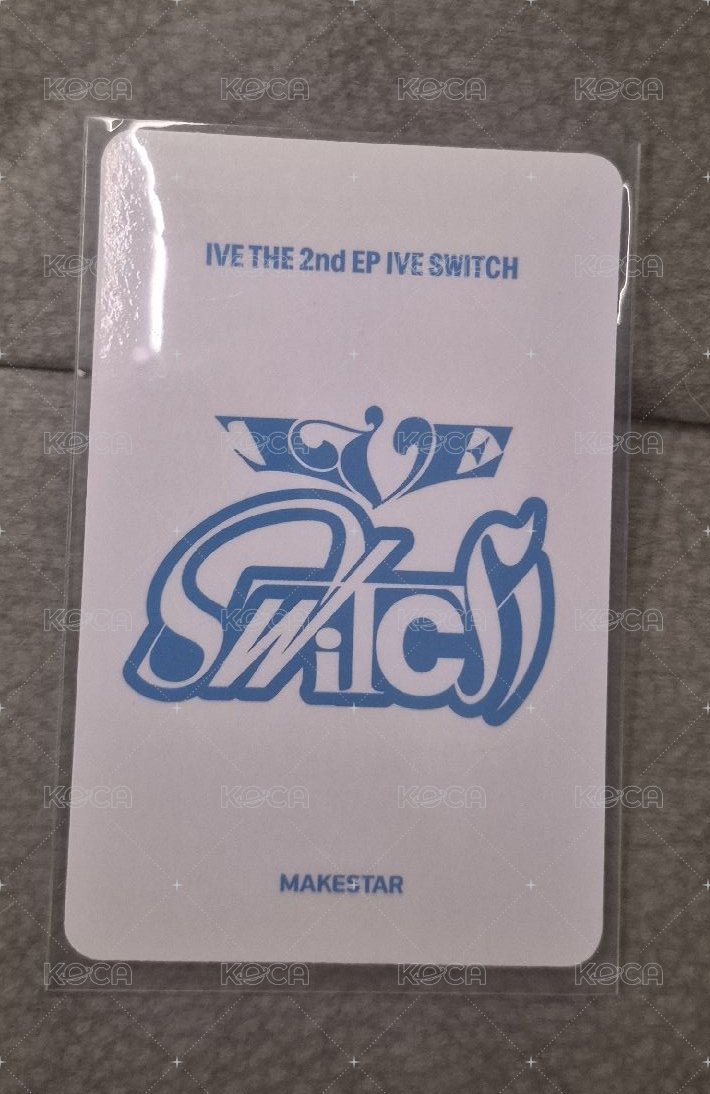 IVE SWITCH ms 2.0 簽名卡  背面