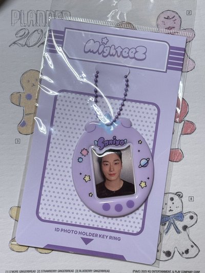 MIGHTEEZ 鑰匙圈吊飾 ID PHOTO CARD HOLDER KEYRING-傘咪