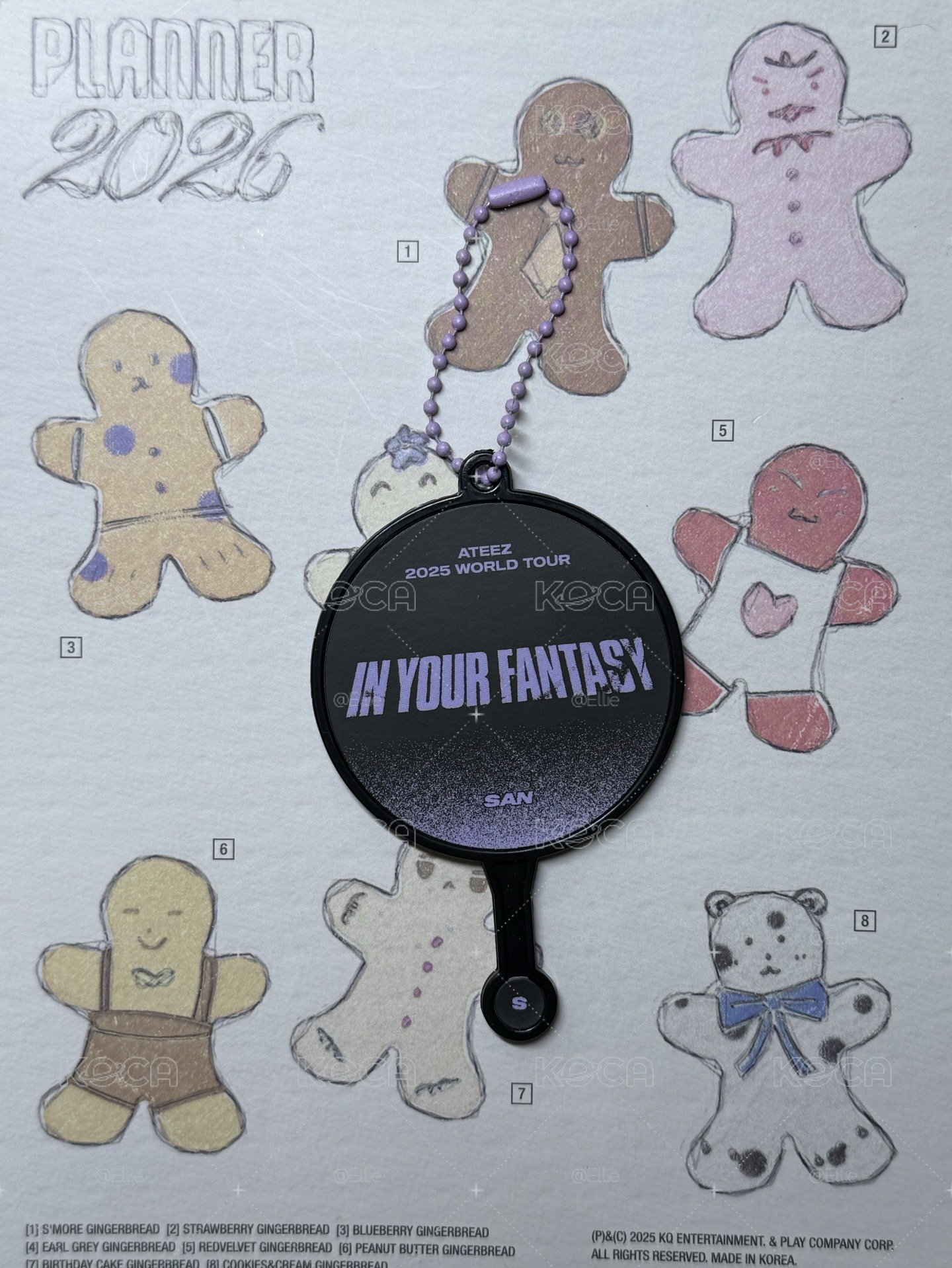 IN YOUR FANTASY 鑰匙圈吊飾 MINI IMAGE PICKET-傘咪