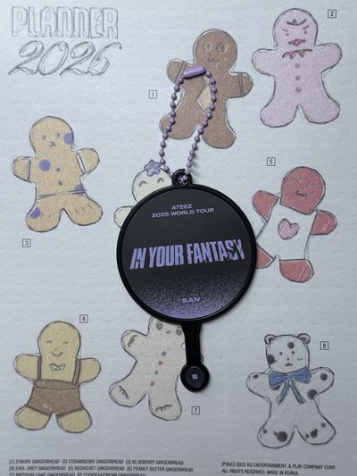 IN YOUR FANTASY 鑰匙圈吊飾 MINI IMAGE PICKET-傘咪