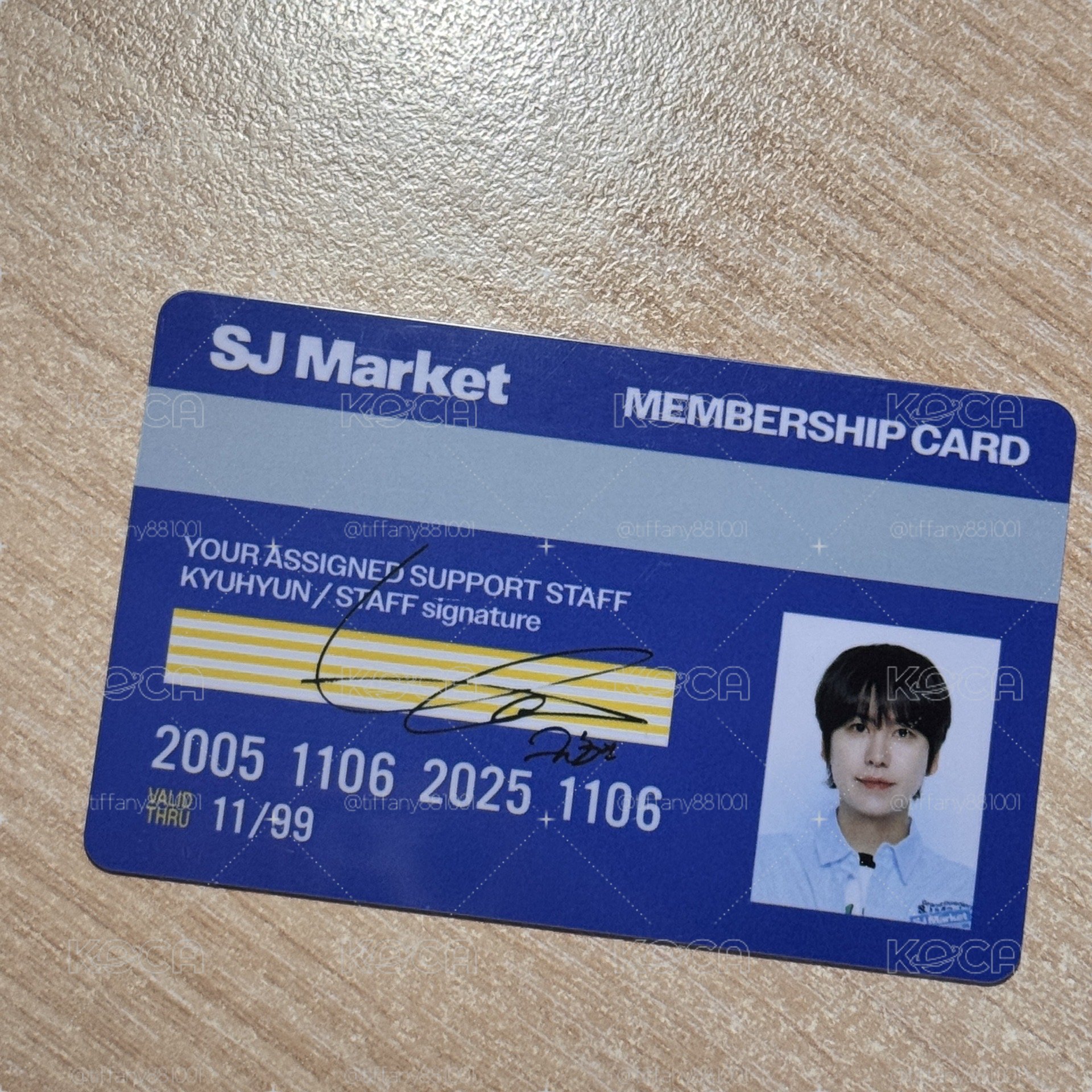 SJ MARKET圭賢入場卡