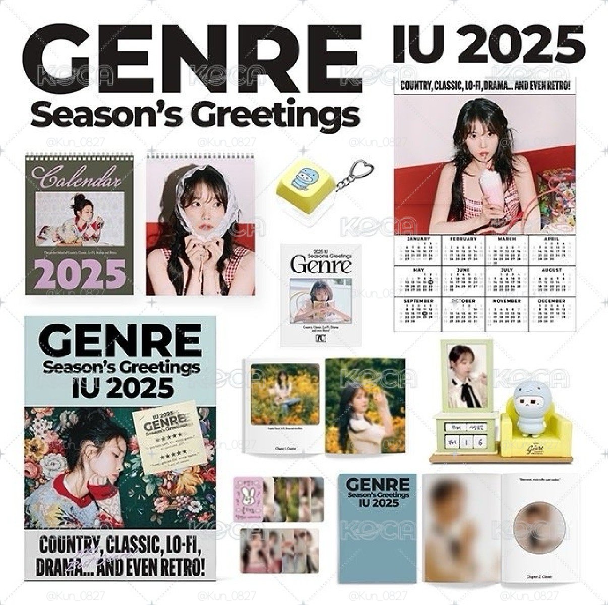 IU 25年年曆+七期會員禮