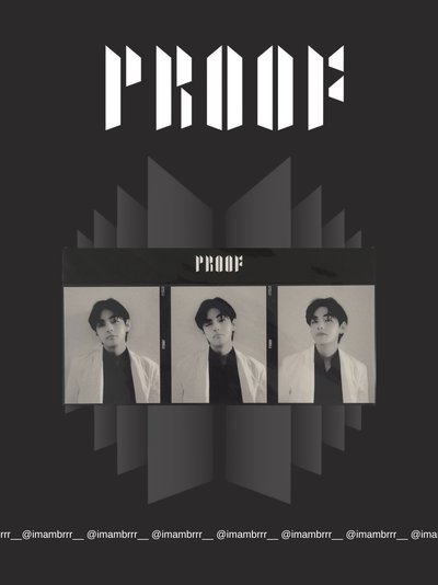 BTS [PROOF] 特典卡 | 三格卡 | V 金泰亨