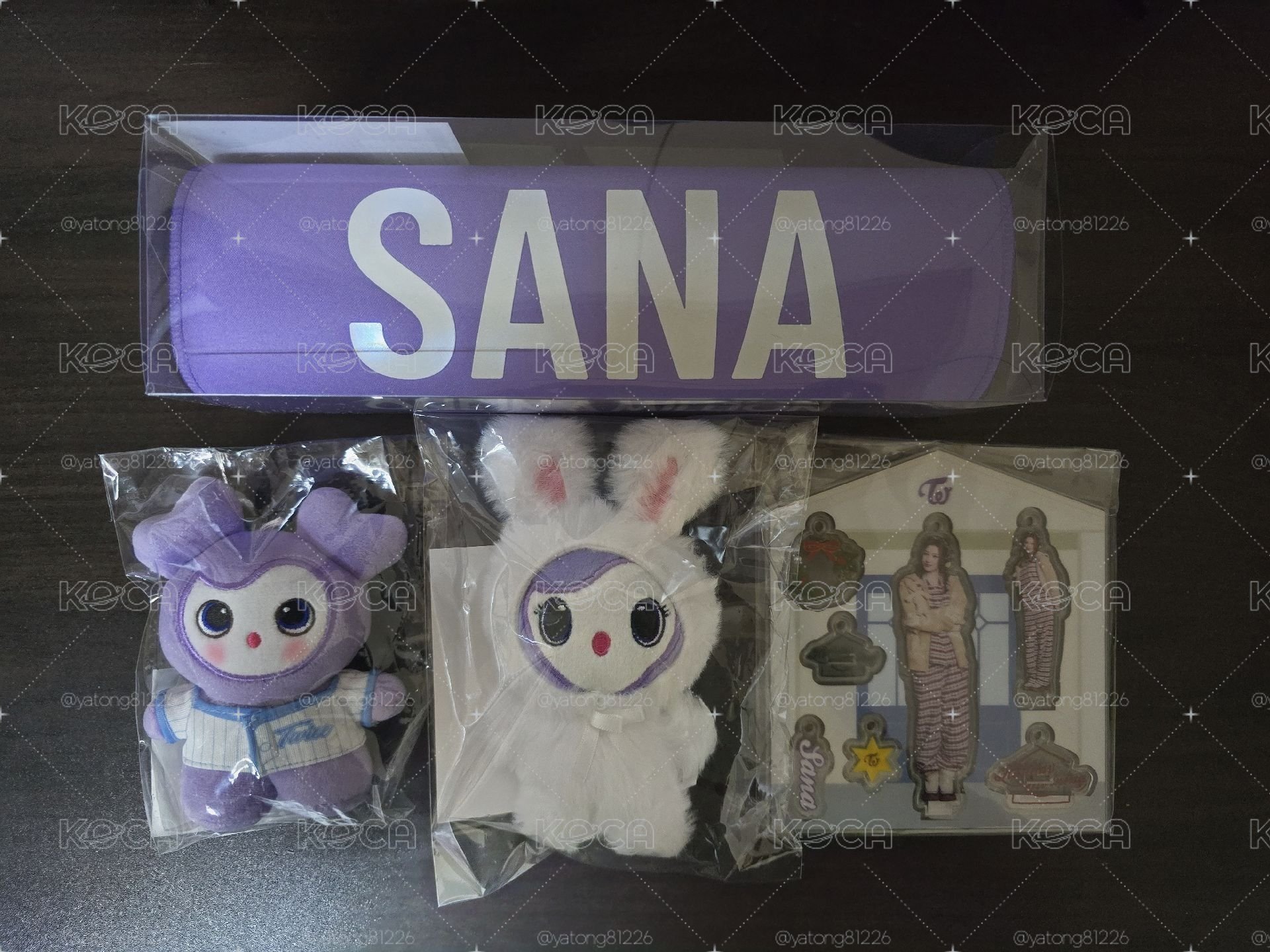 【帶去首爾最終場見湊崎紗夏💜】棒球娃、兔娃、新國立手幅、冬日立牌吊飾