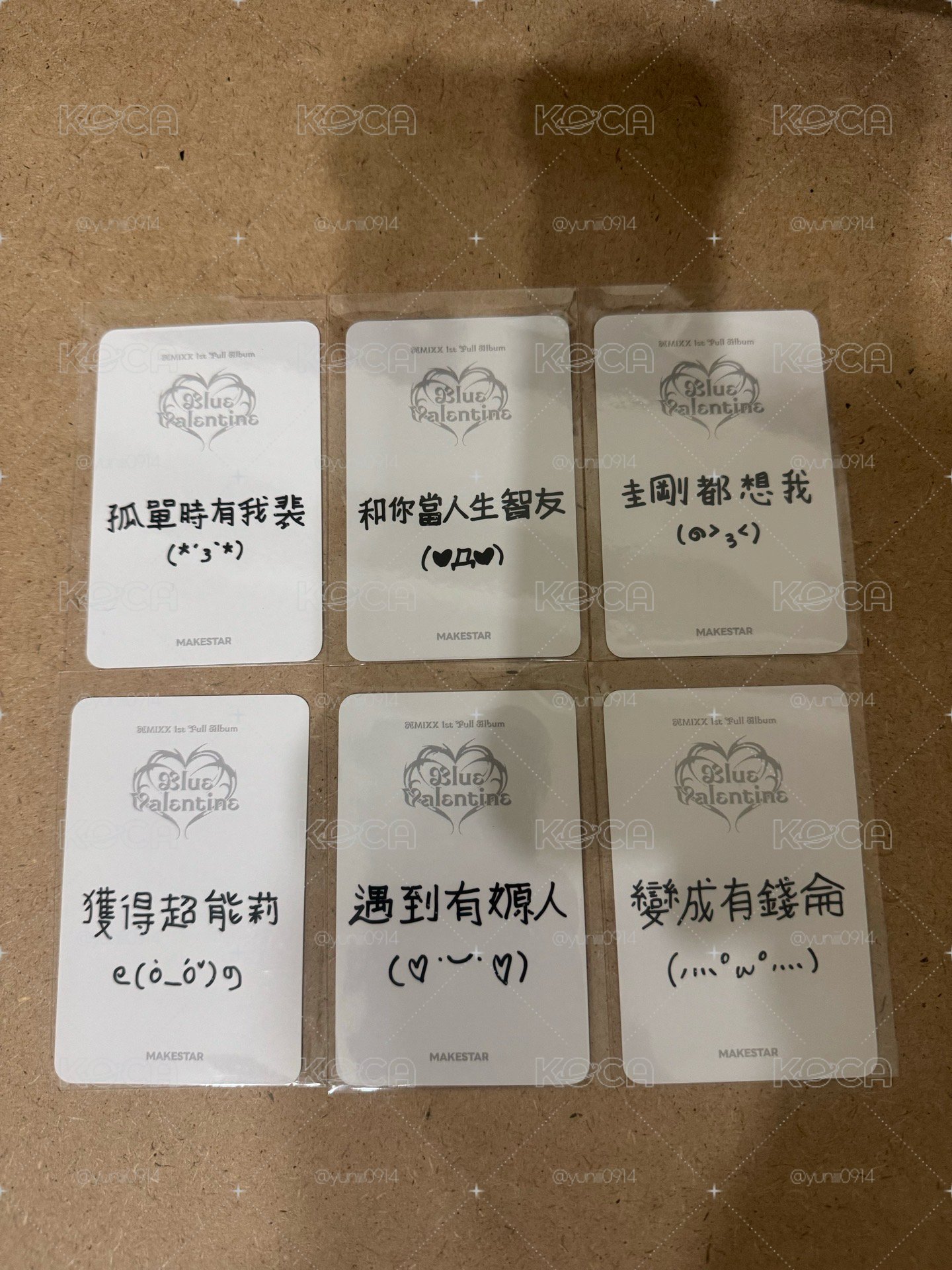 寫下你的願望 一套 （中背）