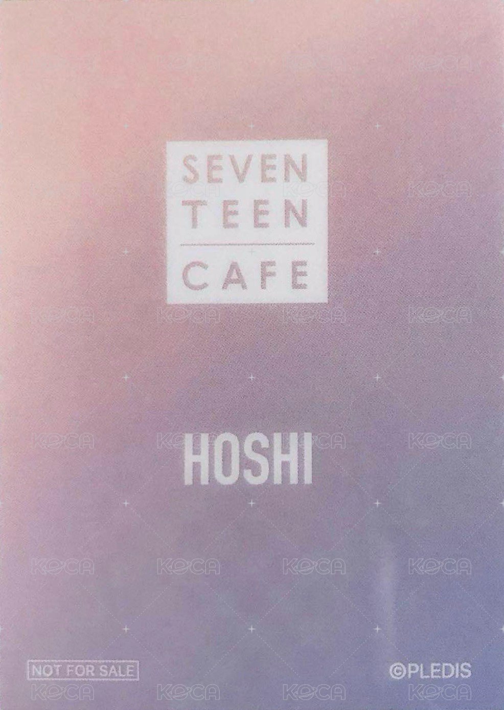 18’CAFE 入場卡 / 場限卡  背面