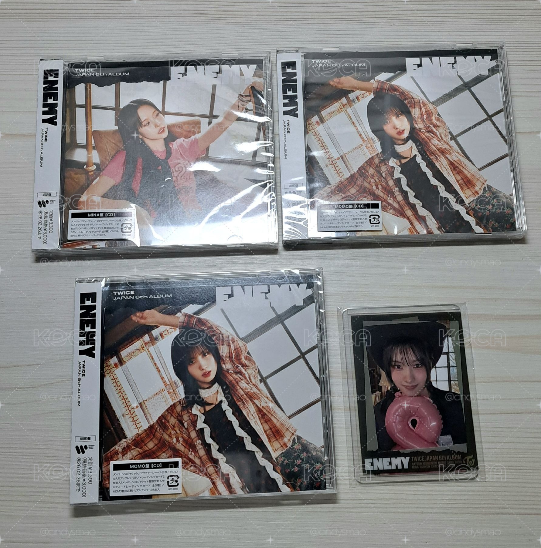 ENEMY個人盤 未拆、空專、特典Momo｜Mina