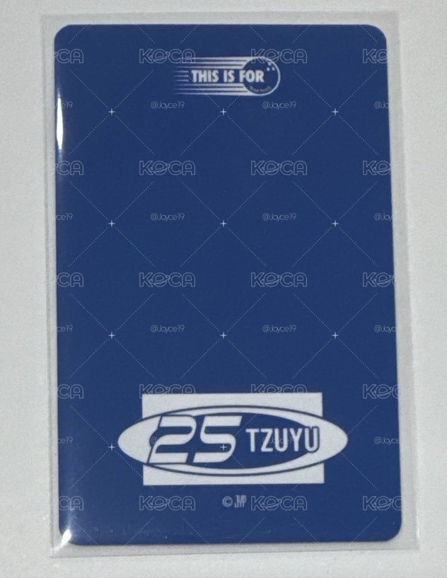 TWICE 新國立 立牌卡套的小卡 子瑜💙