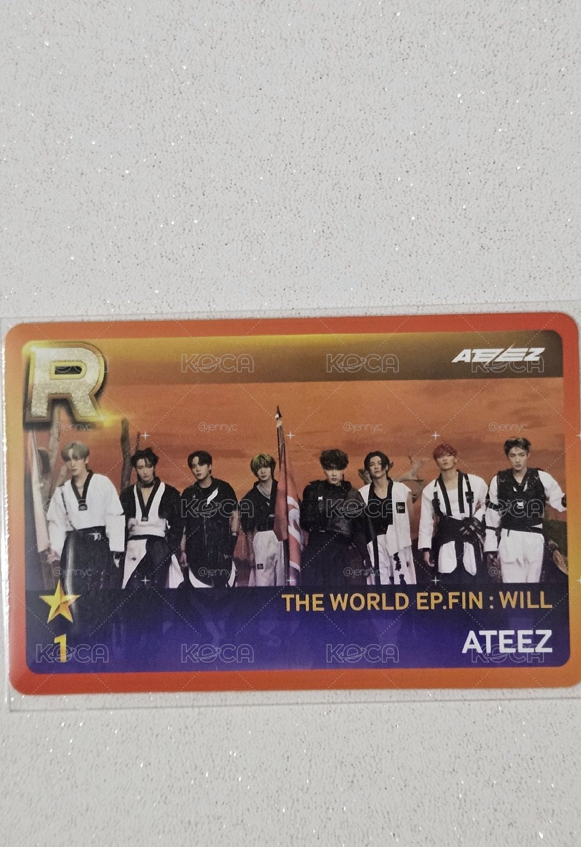 ATEEZ 專輯卡 全員WILL