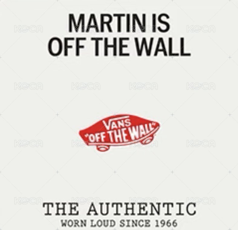 Vans 代言卡 口袋卡 背面