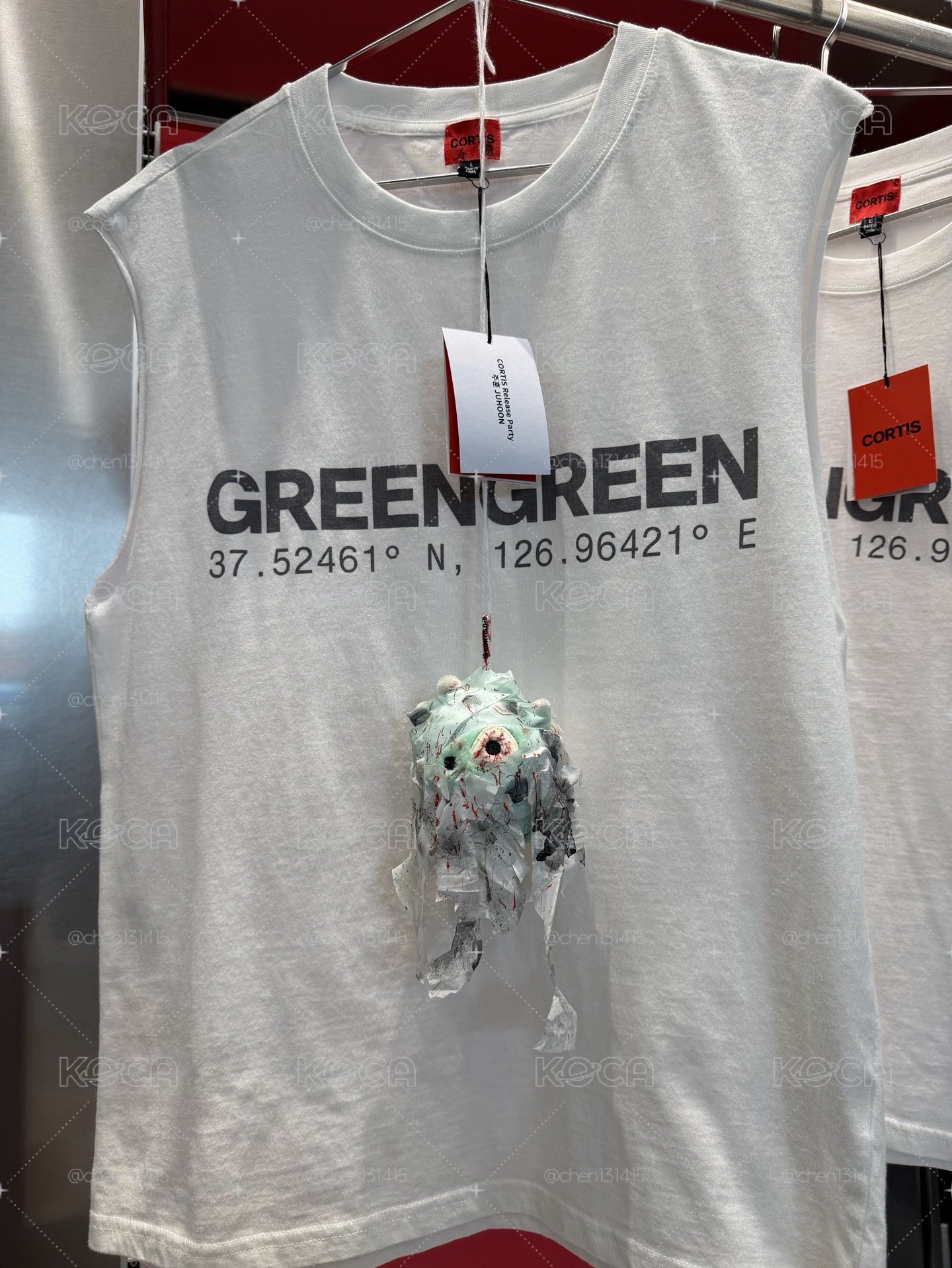 GREEN GREEN POP-UP T恤